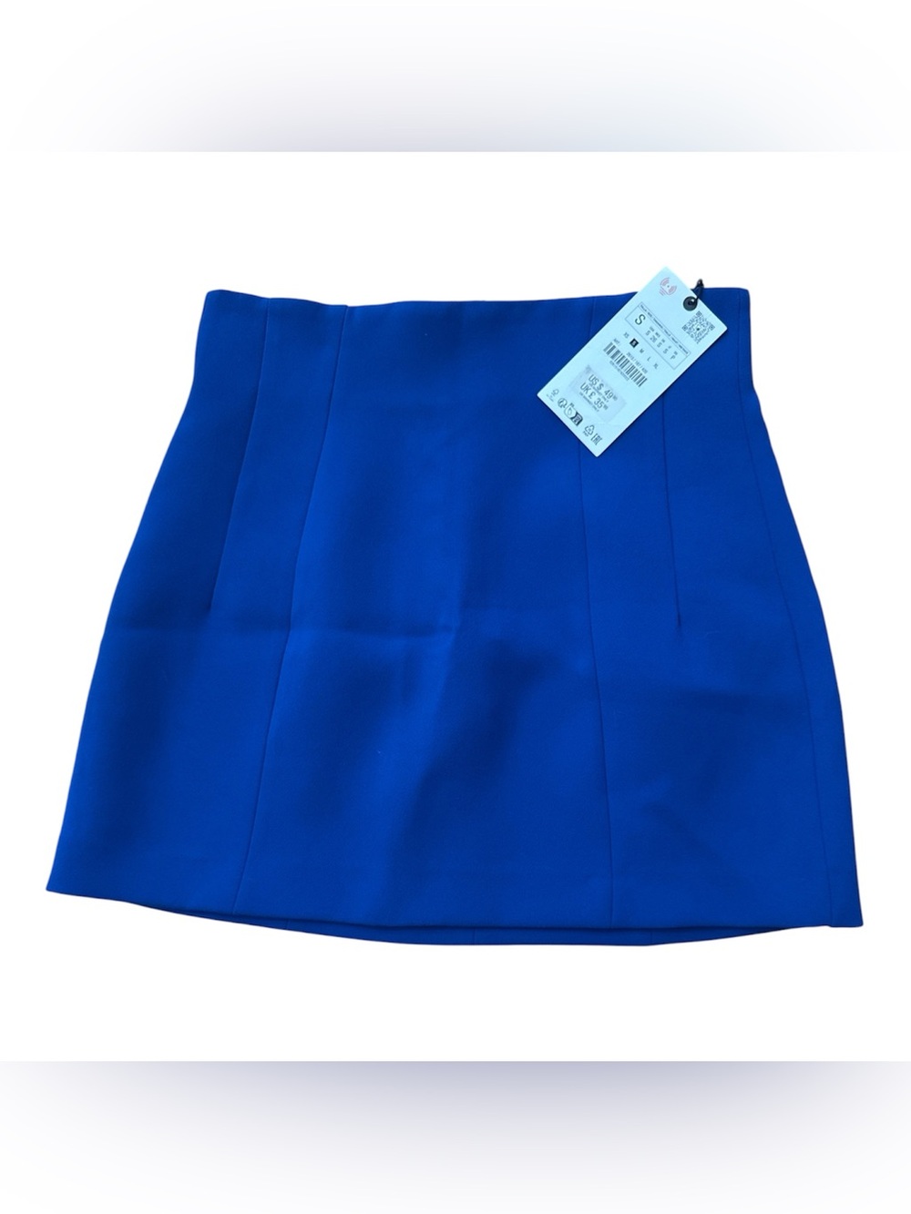 NWT Zara mini skirt Royal Blue